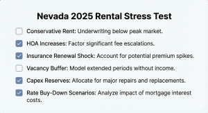 Nevada 2025 investor checklist for surviving price cuts and slower demand