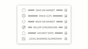 Texas housing market warning signals in 2025: days on market, price cuts, concessions.