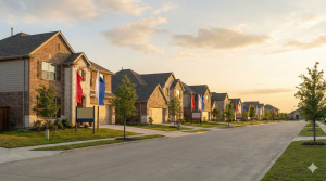 Overbuilt Texas suburb in 2025 with new homes and rising incentives.