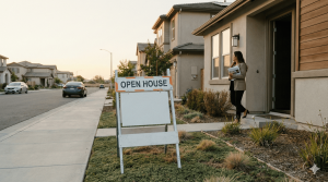 Quiet California open house in 2025 with fewer buyers and longer days on market