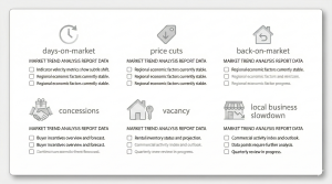 Suburban housing ghost town checklist for 2025 showing early warning signals.