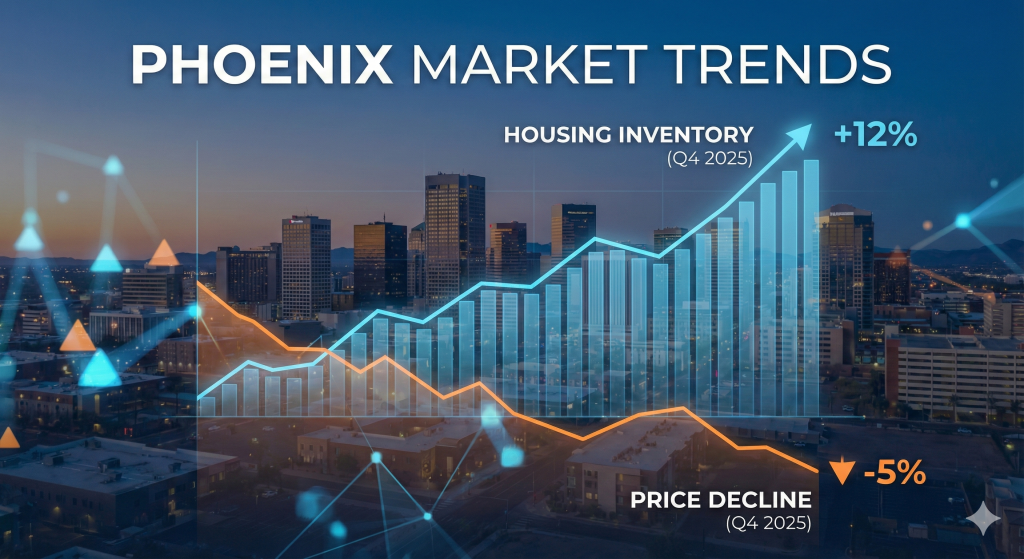 Phoenix oversupply driving Arizona housing market crash risk.