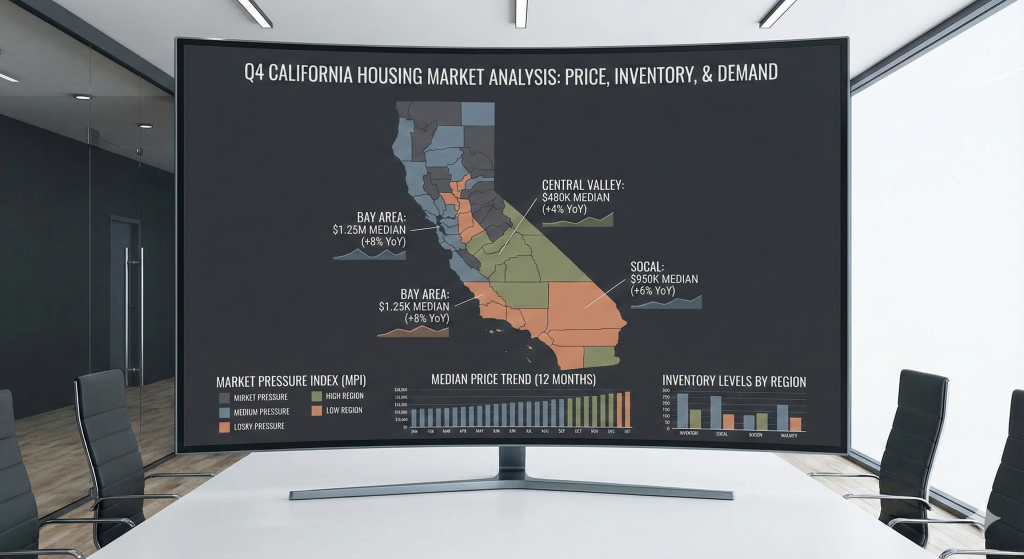 Worst cities to buy a home in California 2026 housing stress map.