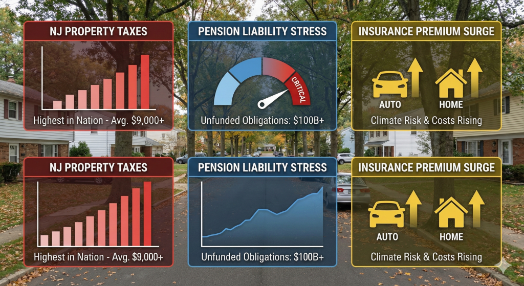New Jersey leading U.S. states housing collapse recession risk.